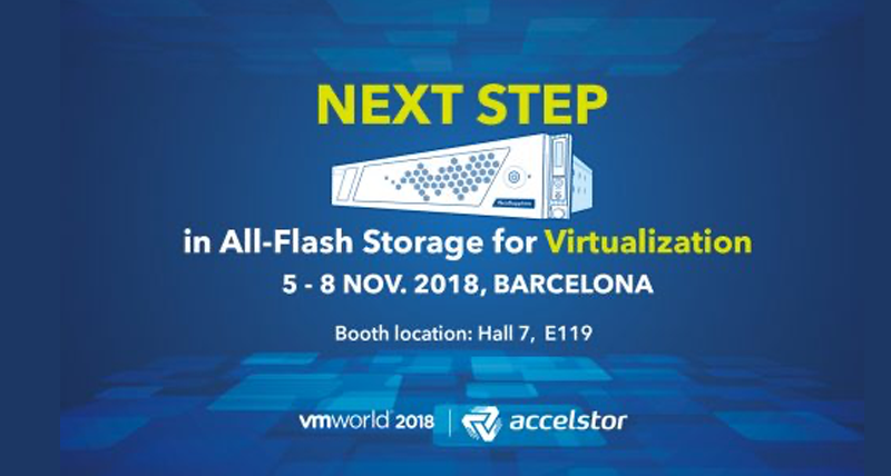 AccelStor Unveils the Next Step AFA Solution for Virtualization at VMworld 2018