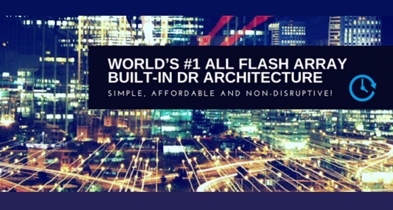 World's #1 All-Flash Array Built-in DR Architecture