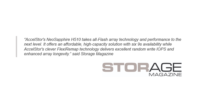 Storage Magazine proves 6 amazing benefits of NeoSapphire H510 All-Flash Array
